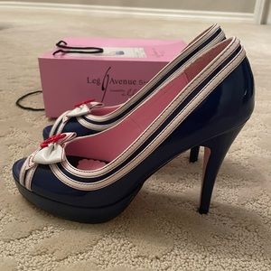 Leg Avenue by Ellie Sailor Heels Size 7